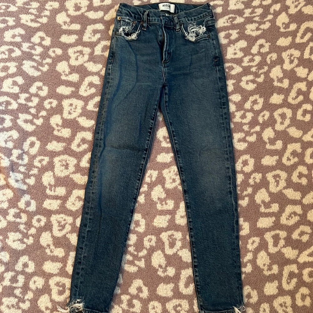 AGOLDE TONI JEANS SIZE 24